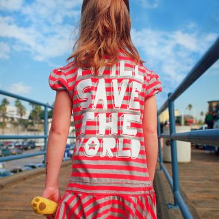 Image of T-shirt saying, I will save the world